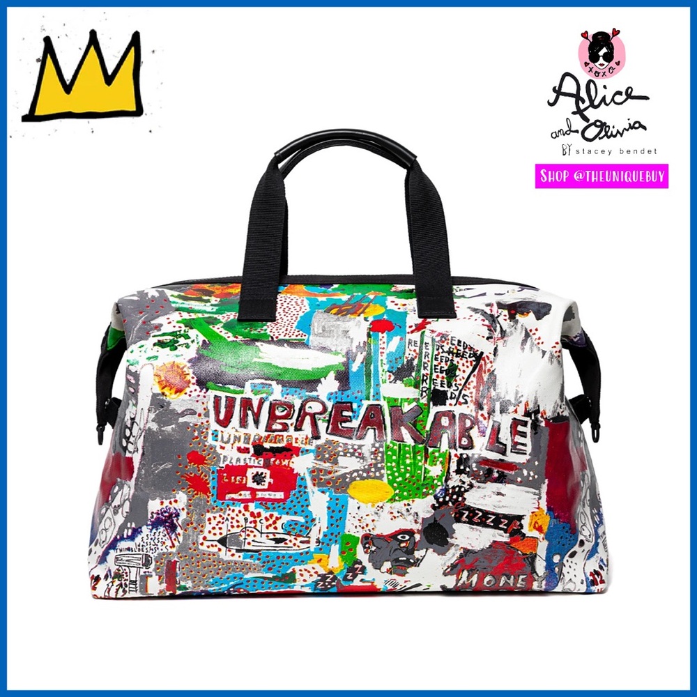 Alice + Olivia Basquiat Ascent Weekender Travel Tote Duffle Bag